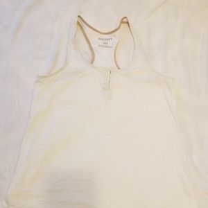 Old navy cream and tan tank top Med